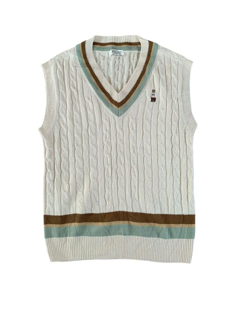 Cable knit who a u photo 1