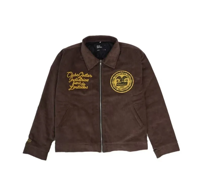 Goster Work Jacket Boxy Fit Corduroy - Vermont Brown - Preloved