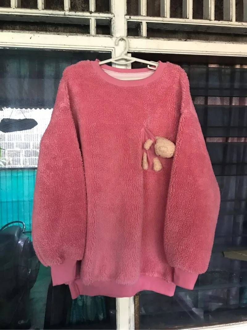 Sweater Sherpa Pink photo 1