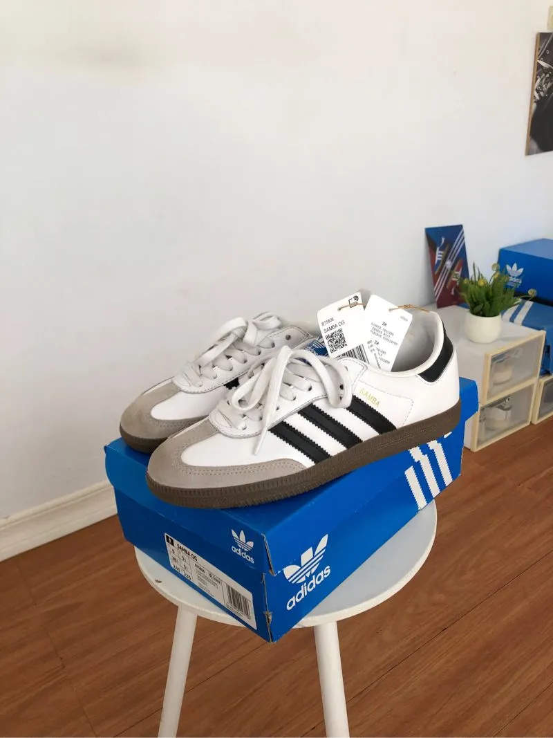 Adidas samba og white original 100% like new photo 1