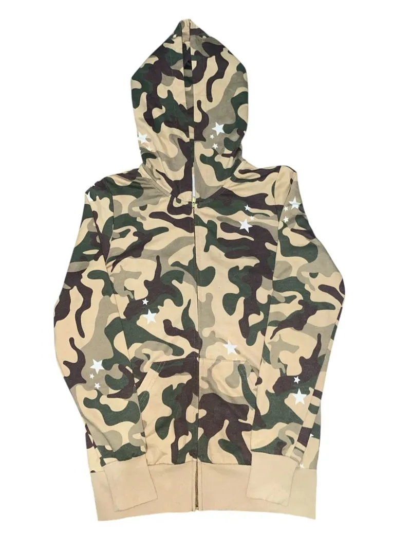 hoodie zipper camo photo 1
