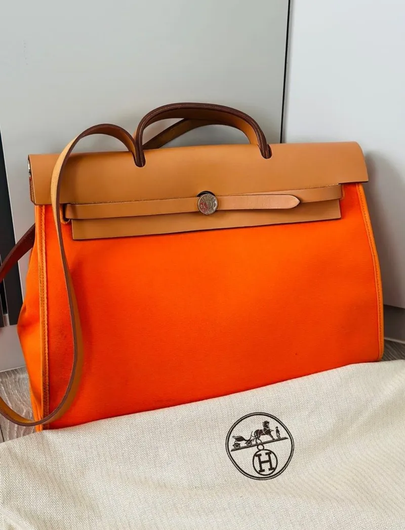 Hermes Luxury Crossbody Bag Wanita orange photo 1