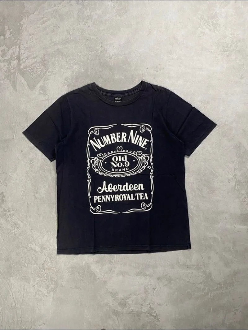Number Nine Vintage Streetwear T-shirt Pria black photo 1