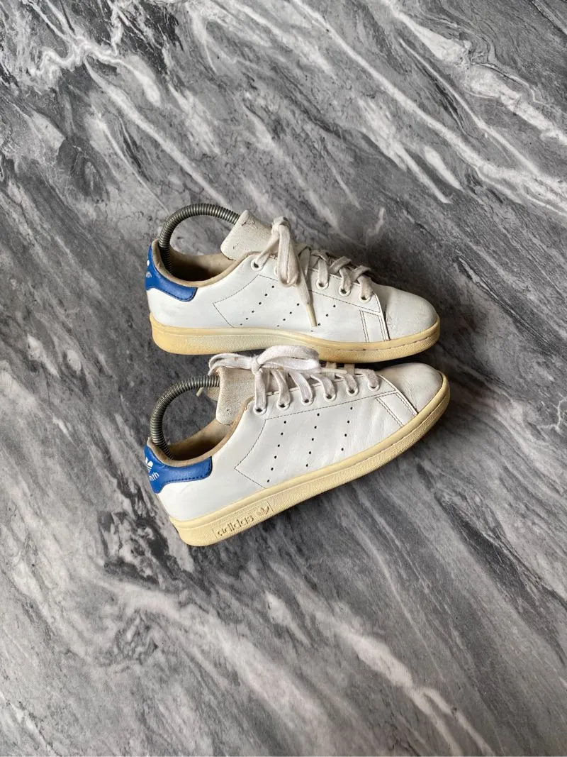 Adidas Casual Sneakers Pria white blue photo 1