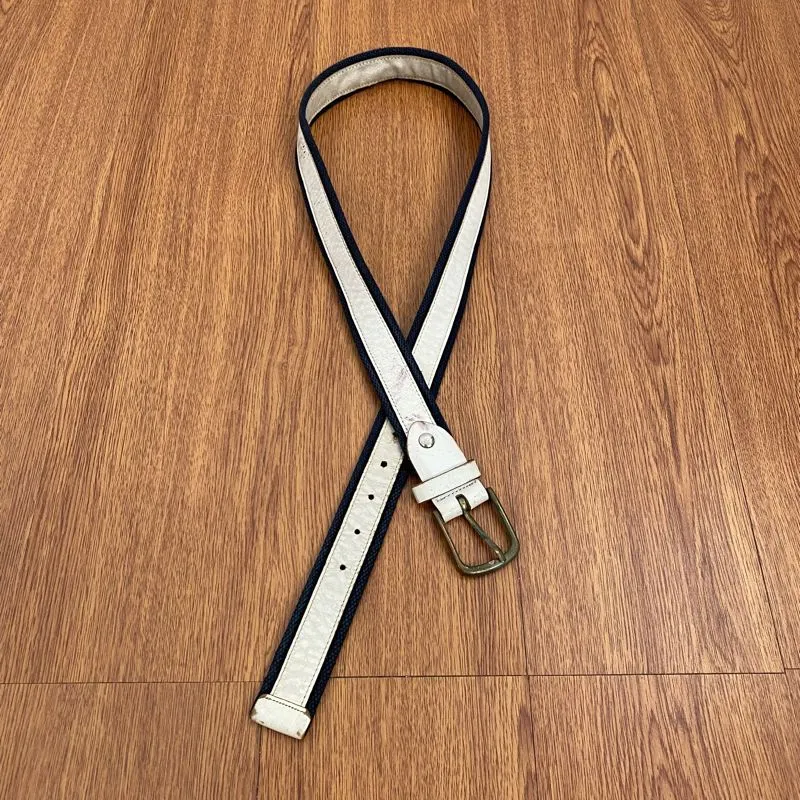Canvas x Leather belt  photo 1