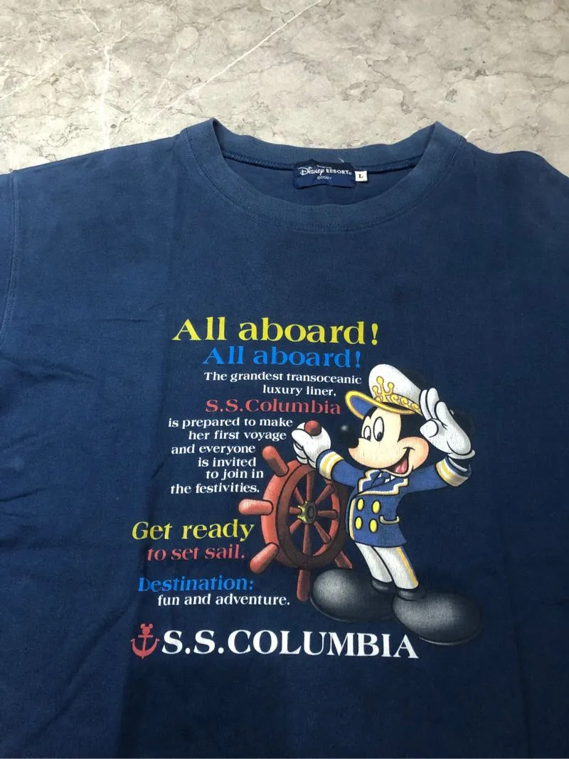 Disney Vintage T-shirt Pria navy photo 1