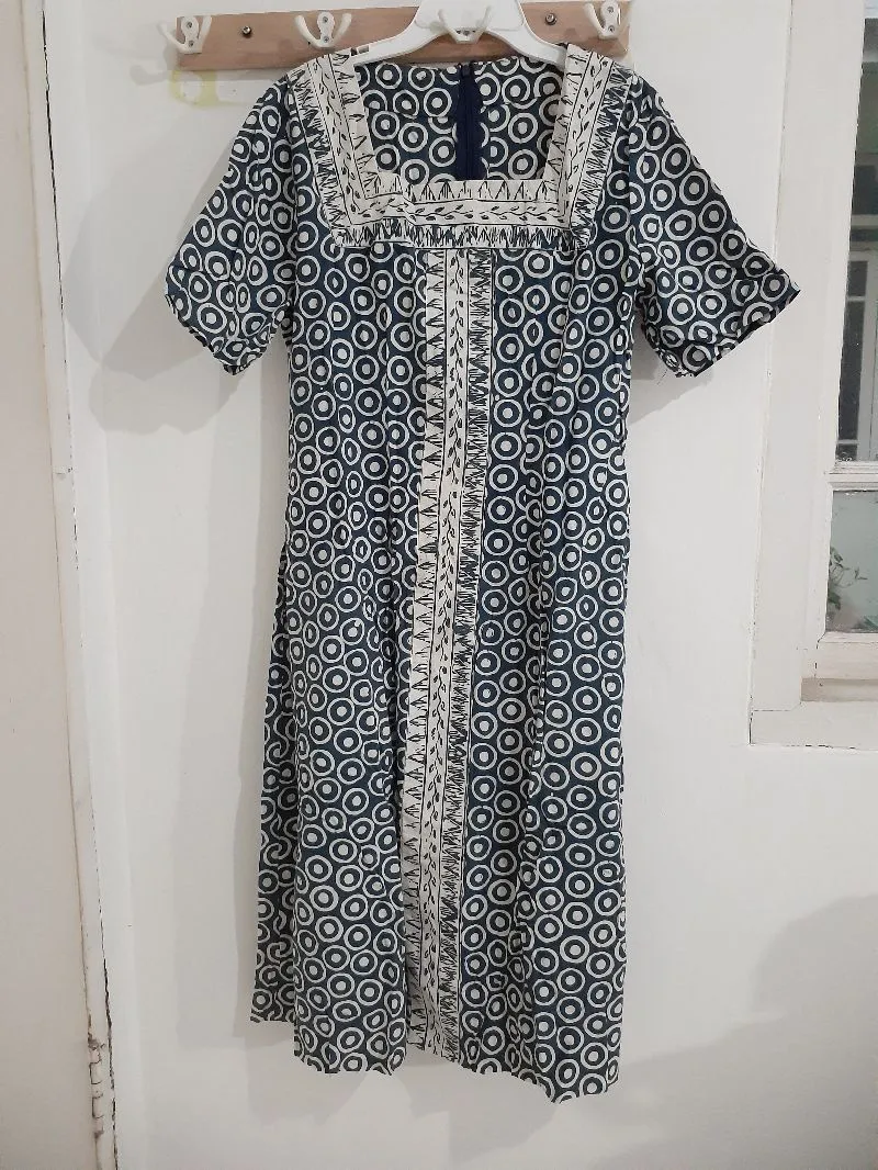 [ NETT ] Dress Batik Biru photo 1