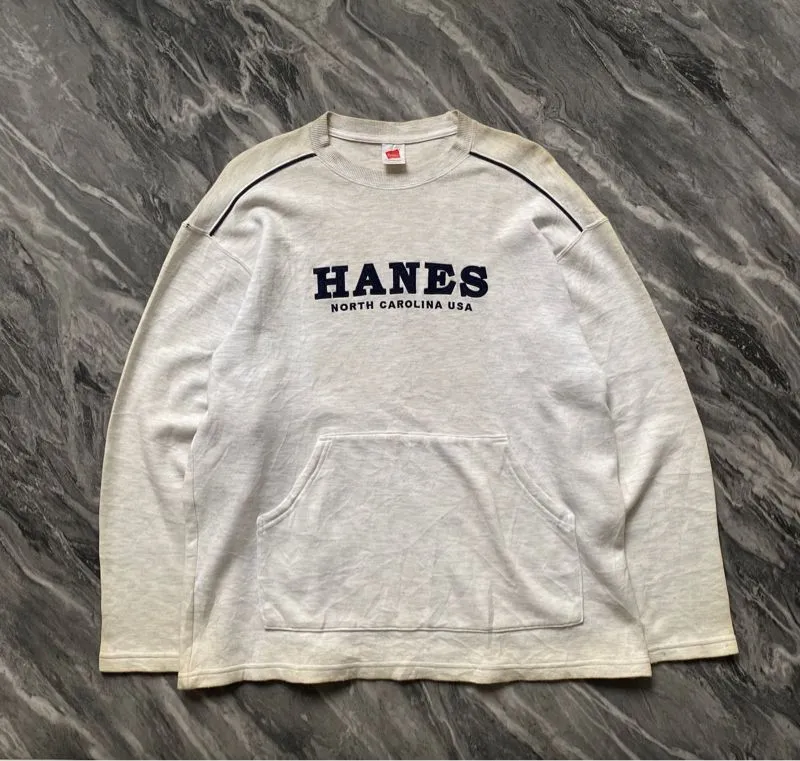 Hanes Streetwear Sweater Pria white photo 1