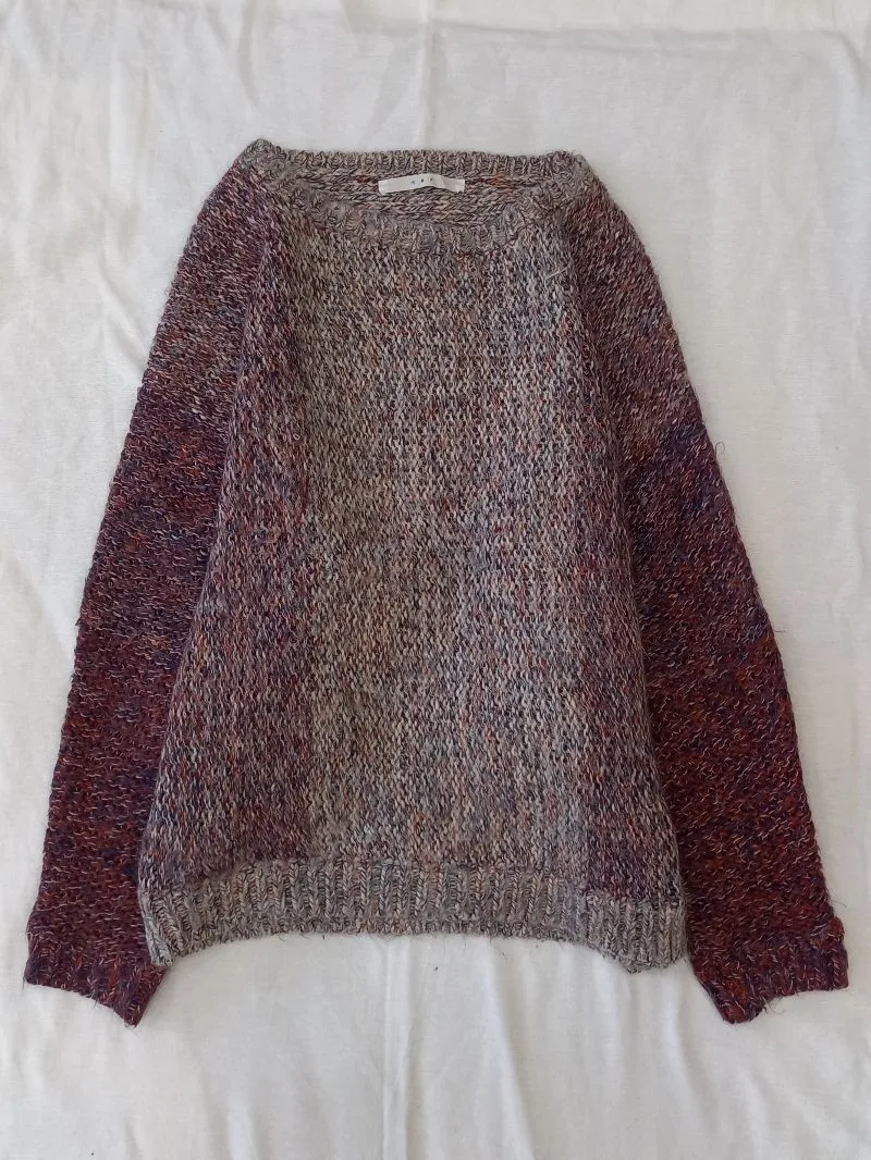 KBF strip oversize sweater photo 1