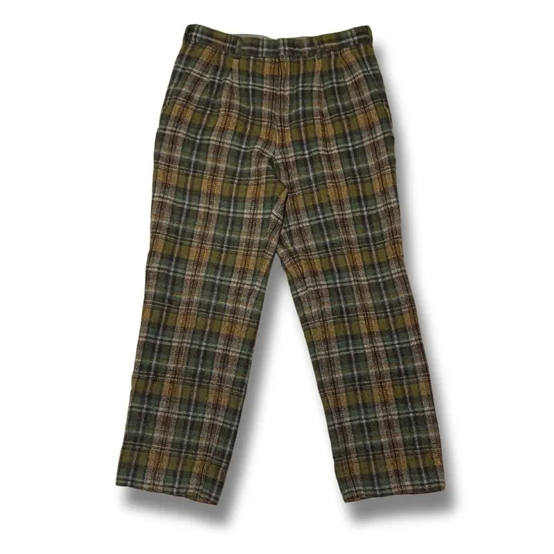 Vintage Arnold Palmer Wool Tartan Pants photo 1