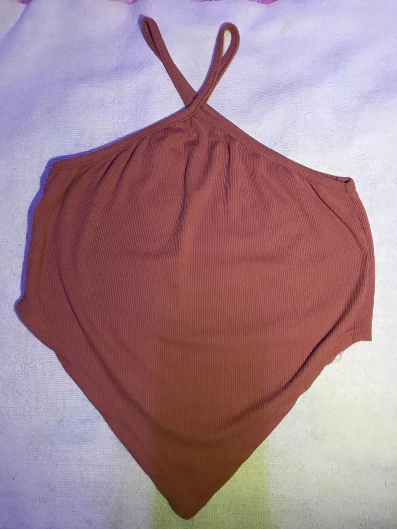 Vintage Bralette Wanita burgundy photo 1
