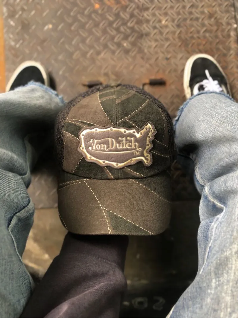 Vondutch Plaid Suede Wool-Towel Hat Limited Edition photo 1