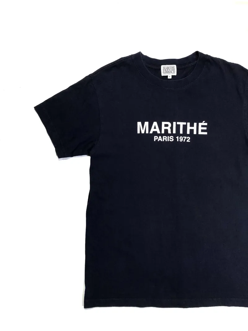 Marithè Fràncois Girbaud Y2K Casual T-shirt Pria navy - Preloved