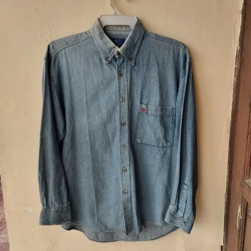 Kemeja Denim Polo Club Original  photo 1