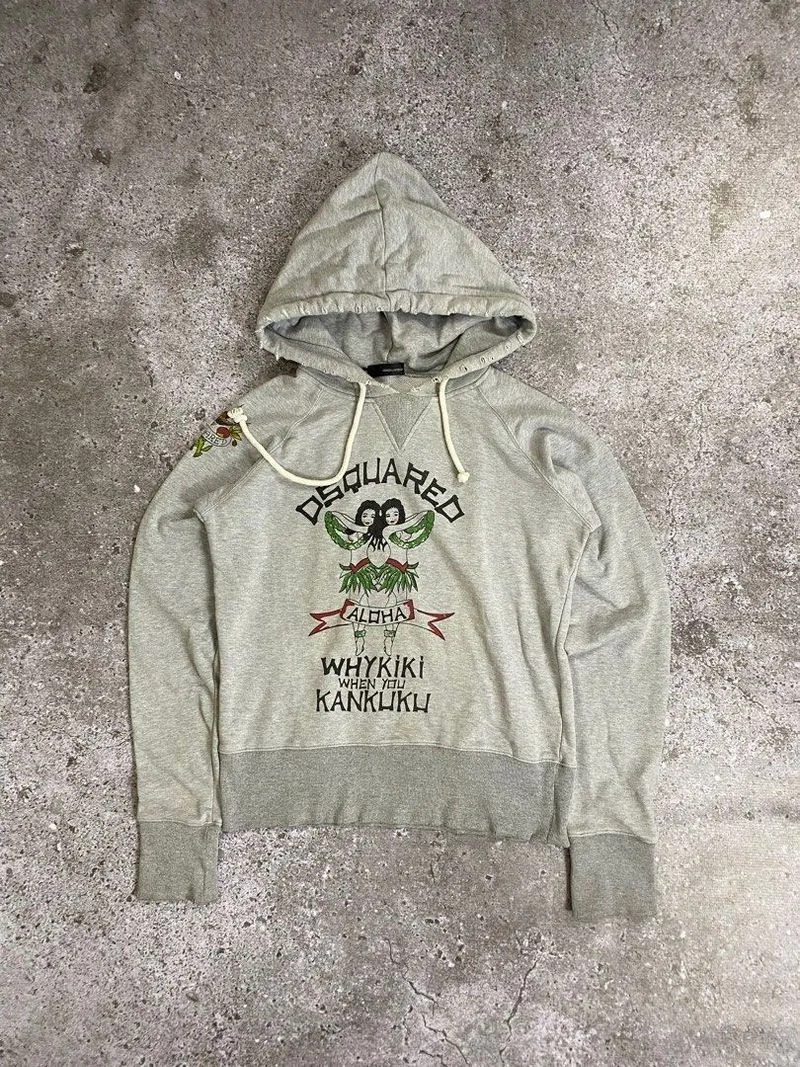 DSQUARED2 Luxury Avant Garde Hoody Pria gray photo 1