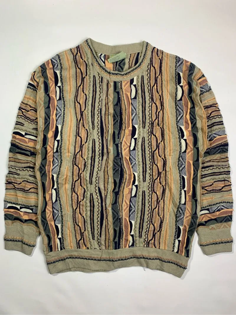 Knitwear vintage like coogi style sz L photo 1