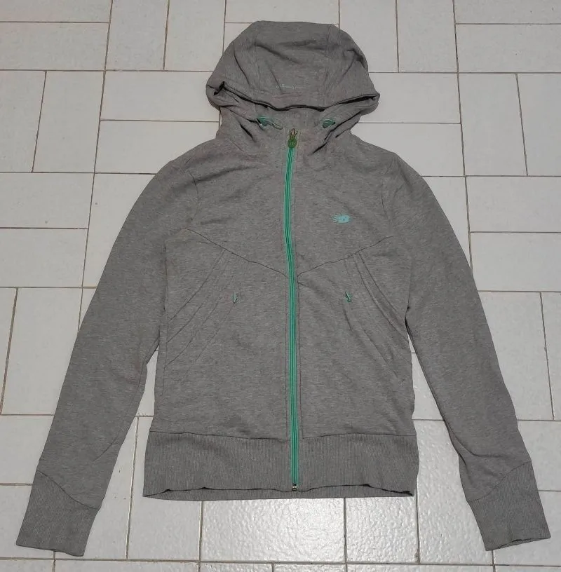 Jaket Hoodie Zip New Balance Abu photo 1