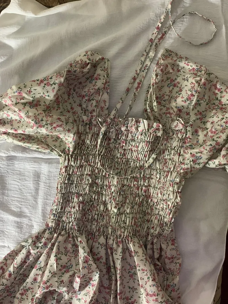 Coquette Summer dress Wanita multicolor photo 1