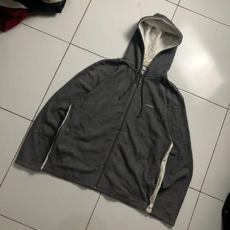 Reebok Vintage Streetwear Hoody Pria gray photo 1