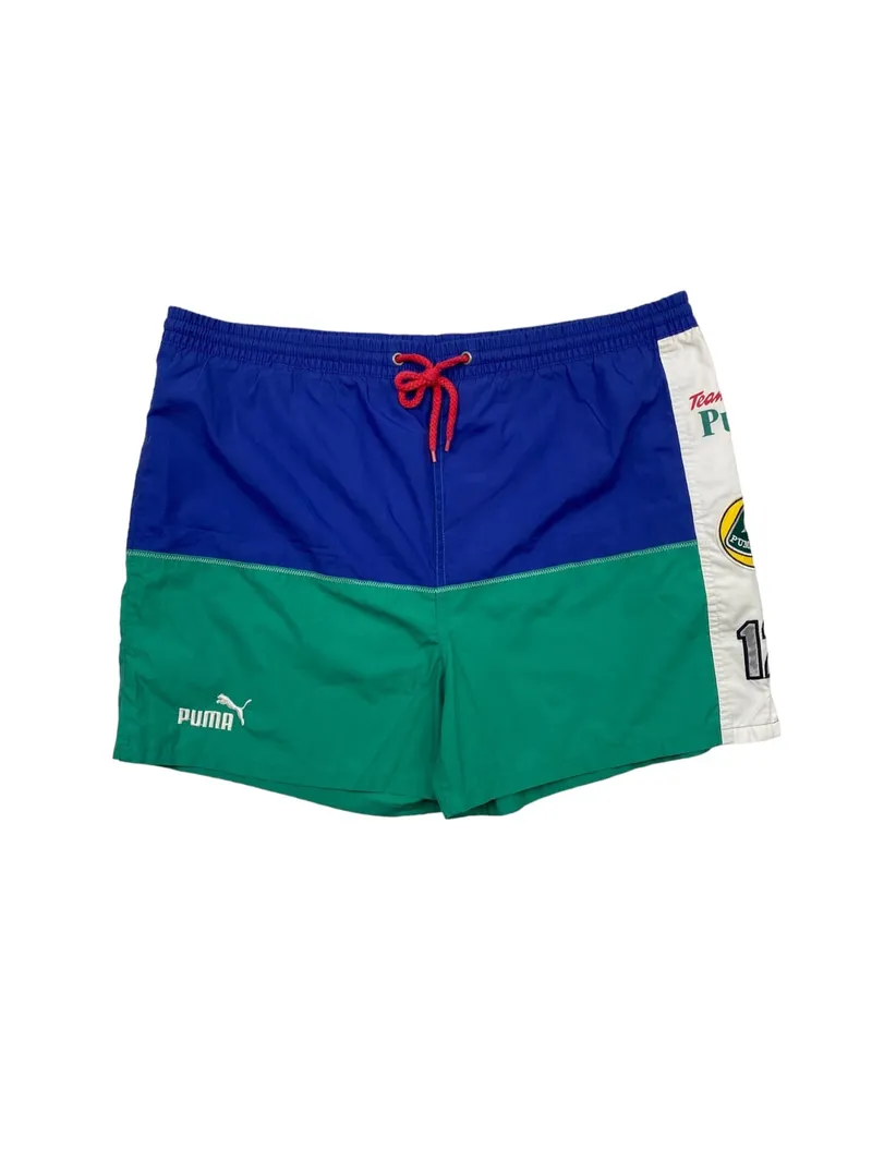 Puma Vintage Y2K Short Pria white green photo 1