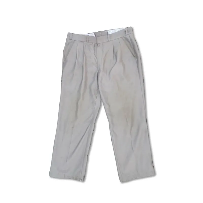 Vintage Grey Pleated Pants photo 1