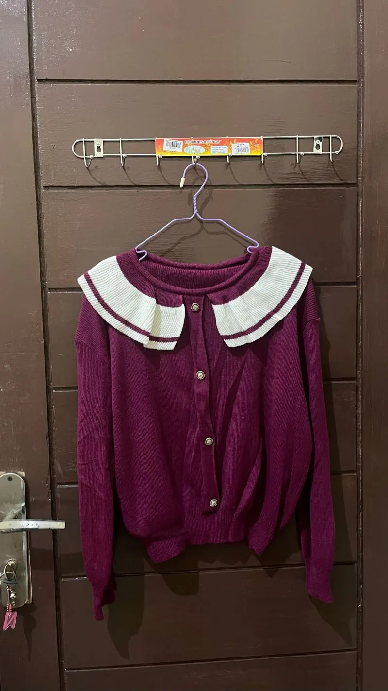sweater burgundy photo 1