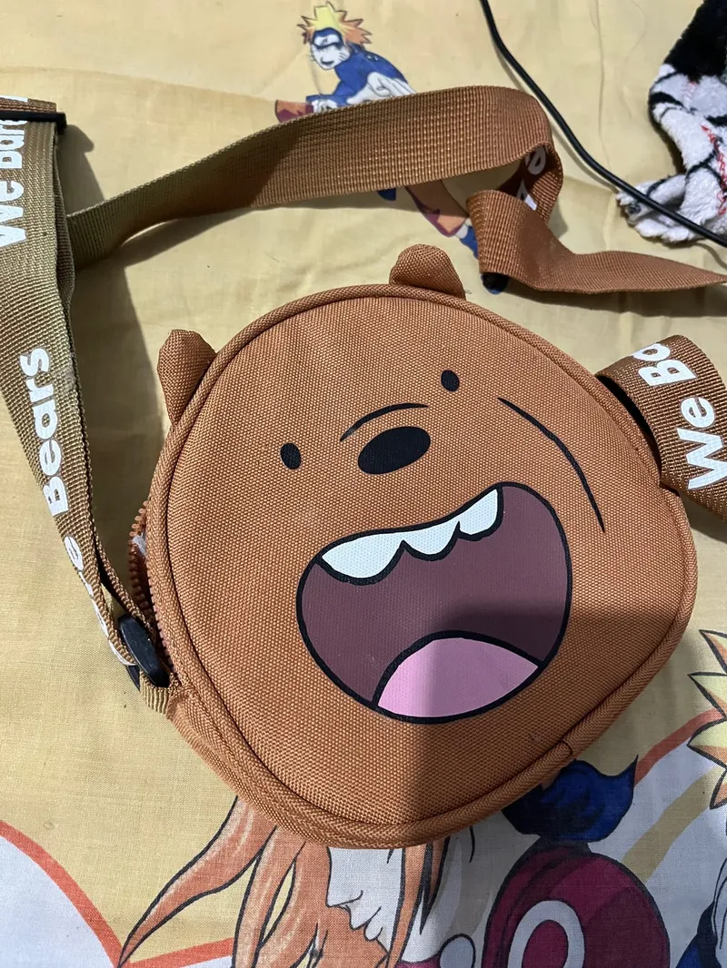 Miniso Minimalist Crossbody Bag Wanita tan