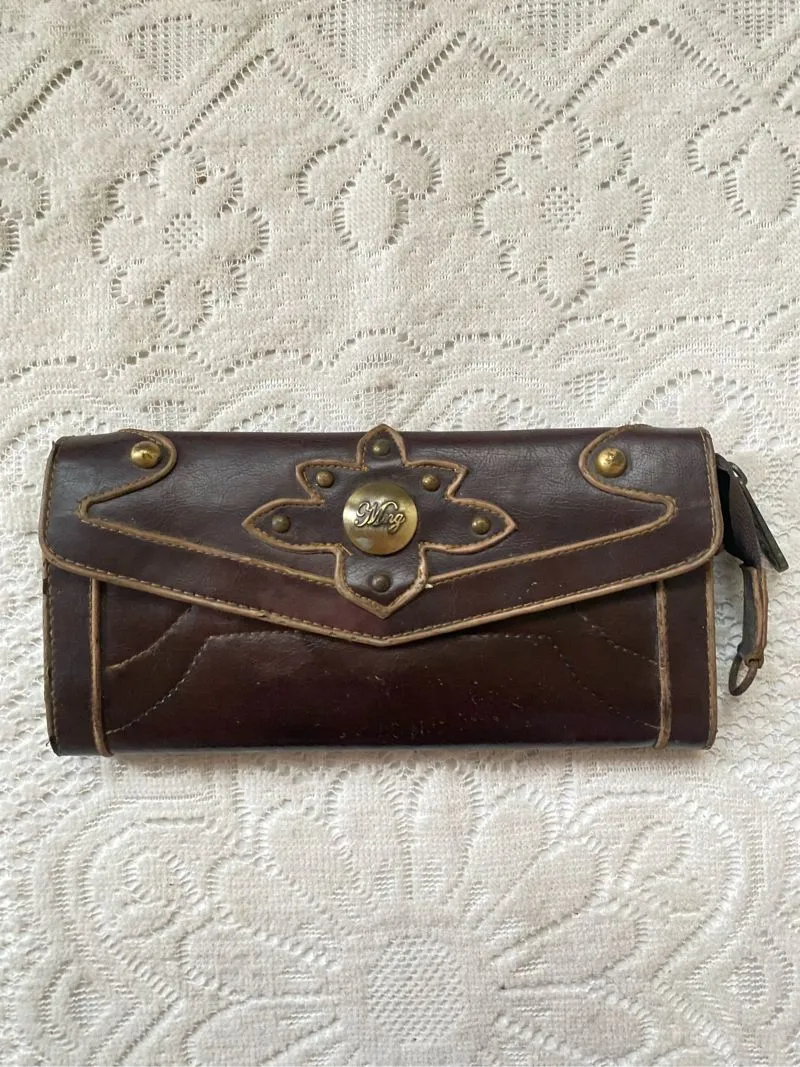 MNG Mango Dark Brown Long Wallet photo 1