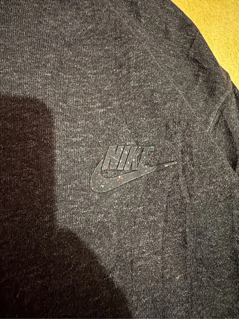 Nike / chest logo hoodie / XL / cotton / GRY / DA0681-010 photo 1