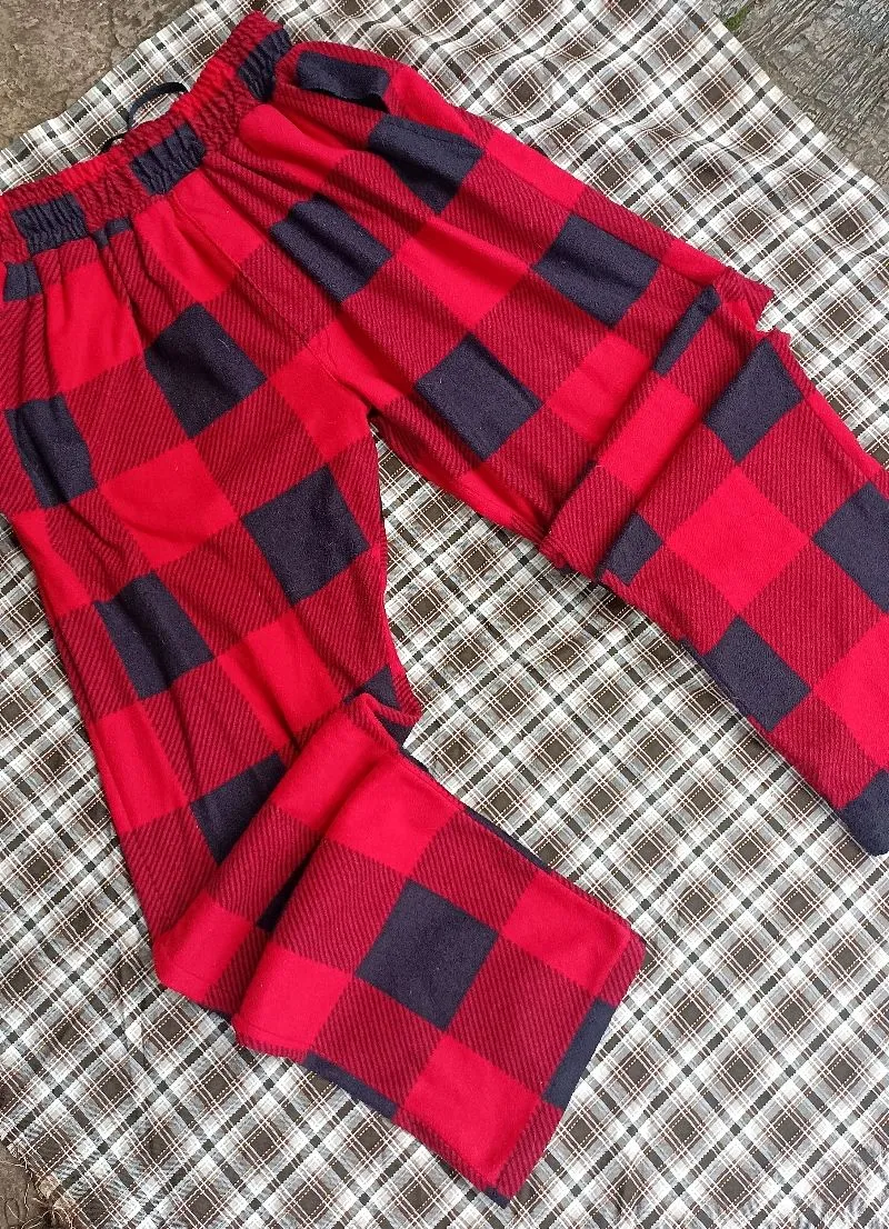 Celana tartan hitam merah photo 1