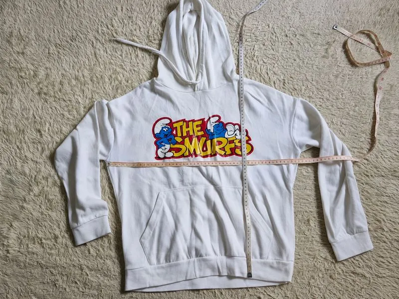 Casual Hoody  white the smurf putih photo 1