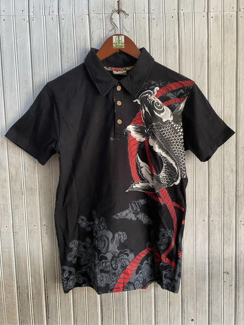 Polo Shirt Sukajan Koi photo 1