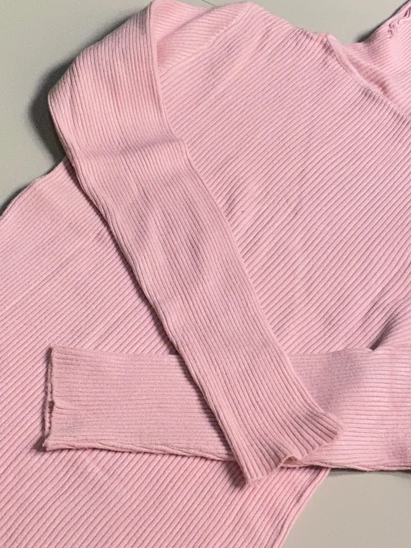 Casual Sweater Wanita pink photo 1