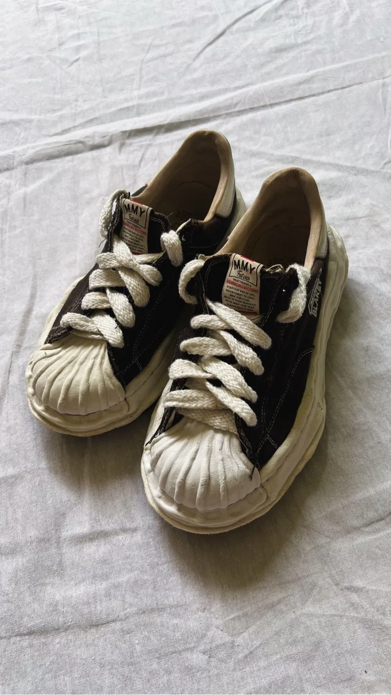 Maison Mihara Yasuhiro Blakey Canvas Low Top photo 1