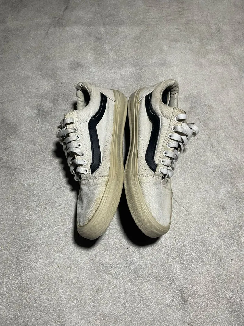 Sepatu Vans Old Skool Marshmallow white black