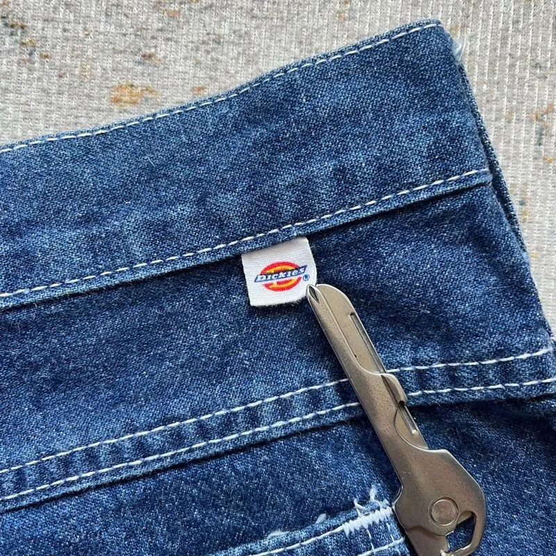 Dickies Vintage Streetwear Jeans Pria blue photo 1