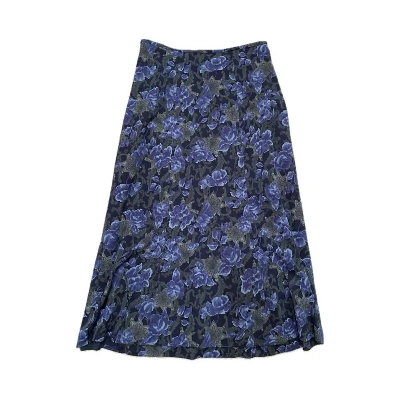 Vintage floral pattern maxi skirt  photo 1