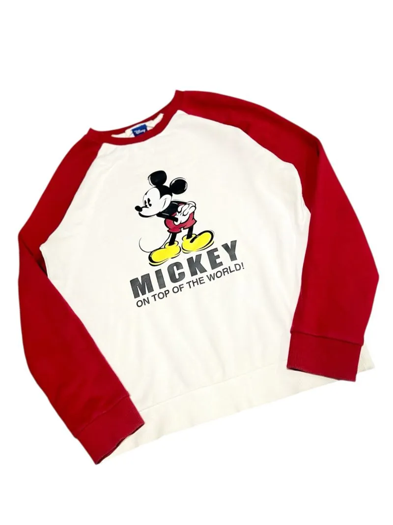 Disney Streetwear Y2K Sweater Pria white red photo 1