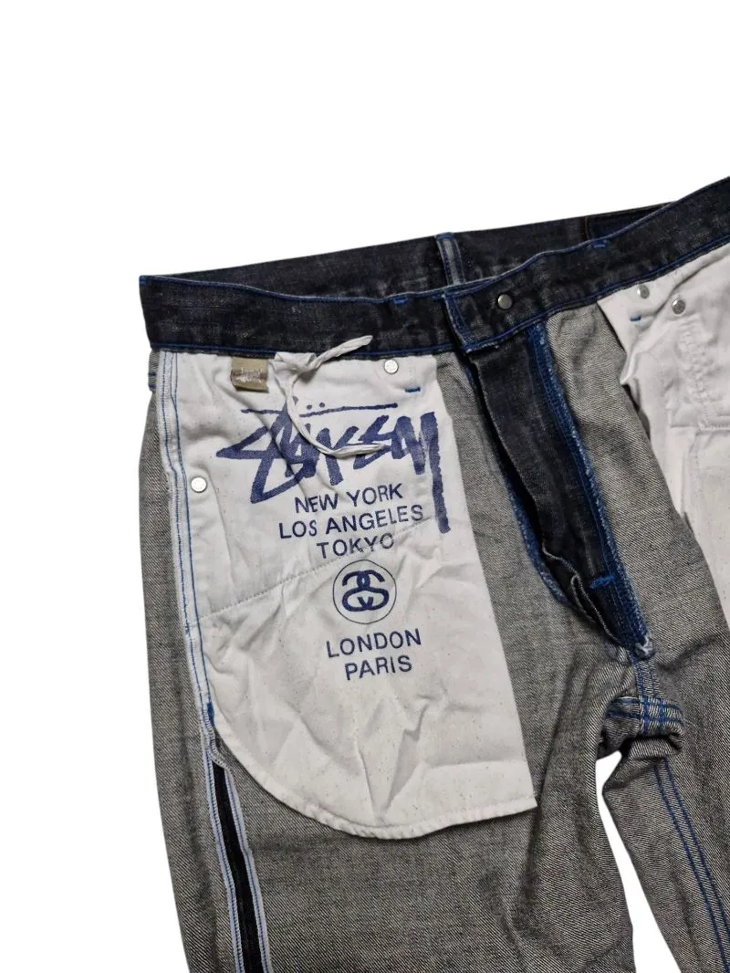 LEVI'S X STUSSY DENIM JEANS SELVADGE - Preloved