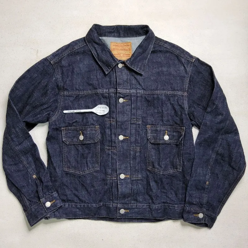 OUTSTANDING & CO type 2 selvedge denim jacket size 40 fit L photo 1