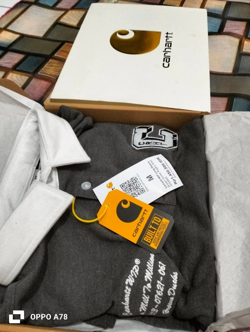 Carhartt WIP brown duck rugby photo 1