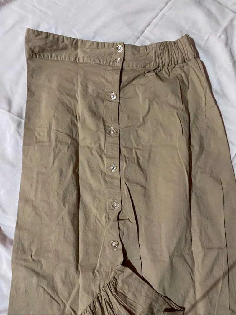 rok kancing cream photo 1