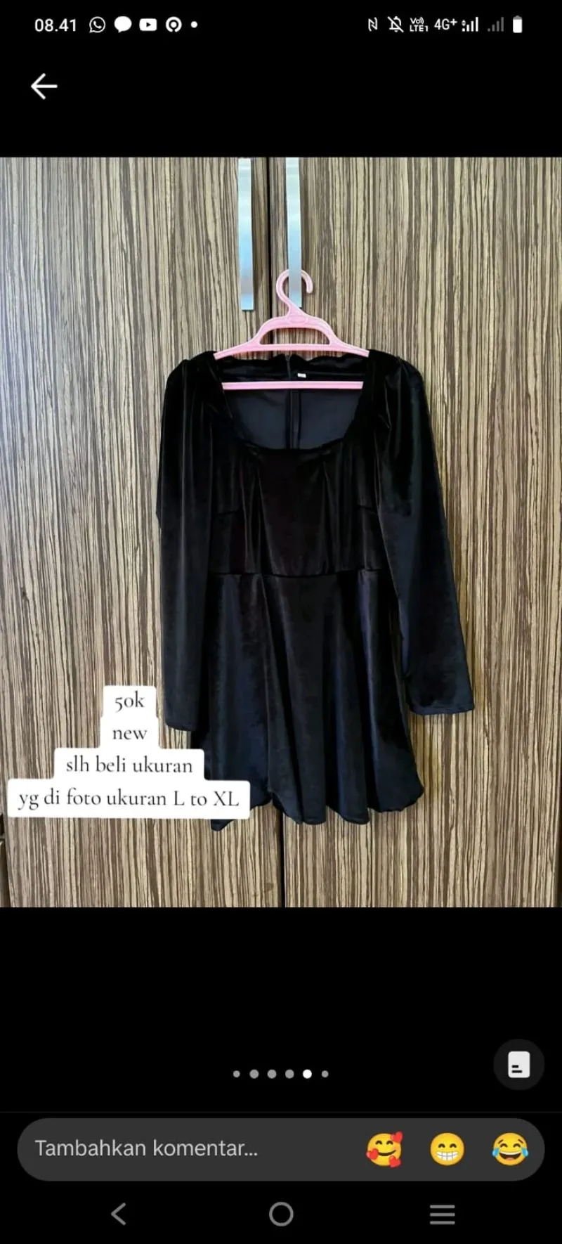 Dress hitam photo 1