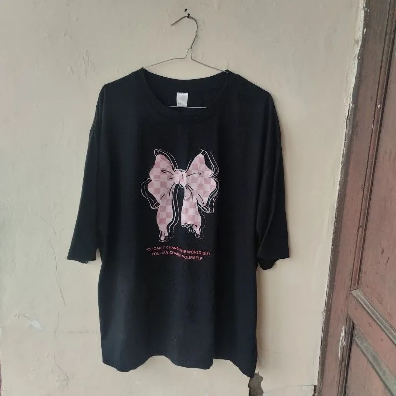 Kaos Distro Women Model Korea Original photo 1