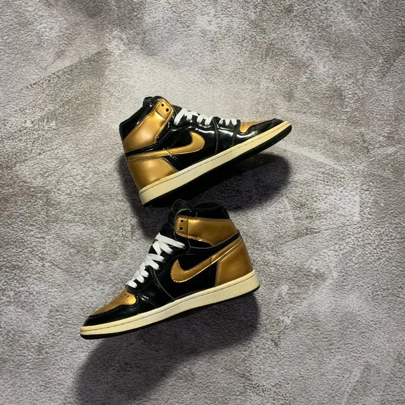 Nike Air Jordan High Gold toe