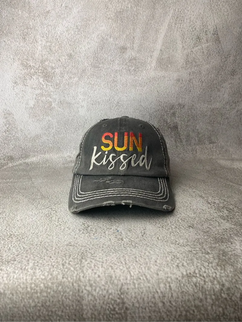 Topi Sun Kissed ripped Grey photo 1