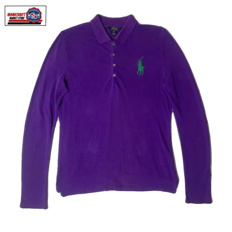 Polo Ralph Lauren Vintage Shirt Wanita purple photo 1