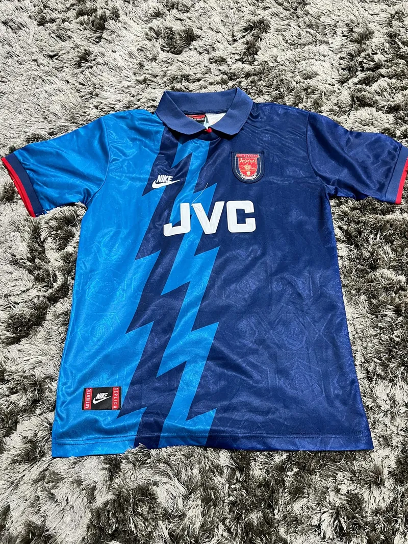 Vintage Streetwear Jersey Pria navy blue photo 1