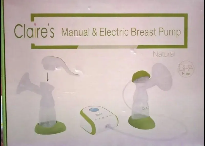 [ CLAIRE'S ] ALAT POMPA ASI 2 IN 1 ( ELEKTRIK & MANUAL ). photo 1
