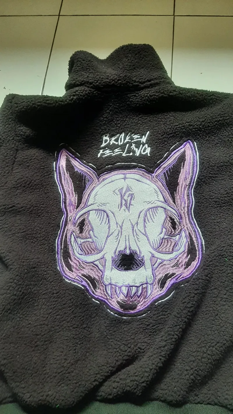 Biker Casual Sweatshirt Pria black photo 1